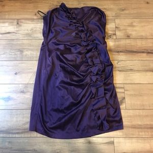 Women’s size 11 strapless purple cocktail dress